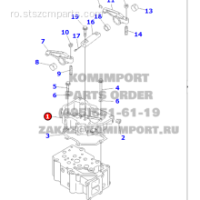 Partea de excavator PC400-7 ASSY HOSING 6156-11-7100